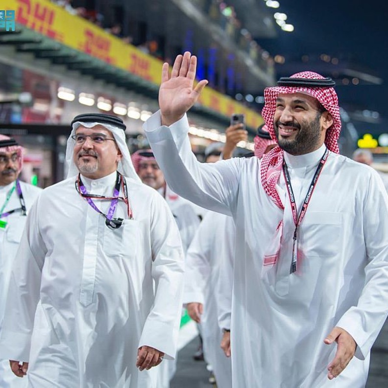  سمو ولي العهد يشهد منافسات سباق جائزة السعودية الكبرى stc للفورمولا 1