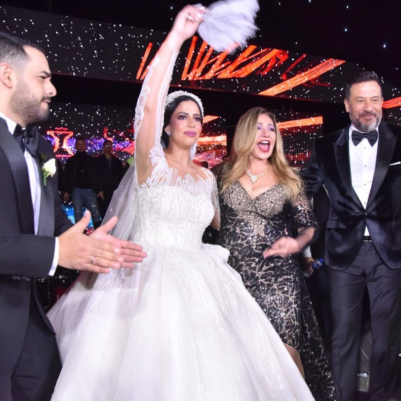 ابنة ماجد المصري تحتفل بزفافها