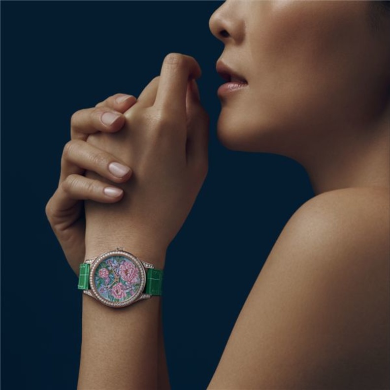 L.U.C XP ESPRIT DE FLEURIER PEONY من شوبارد