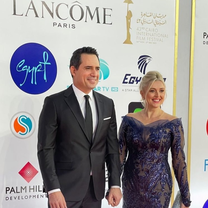 ظافر العابدين وزوجته 