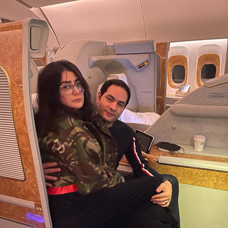 غادة عبد الرزاق وزوجها