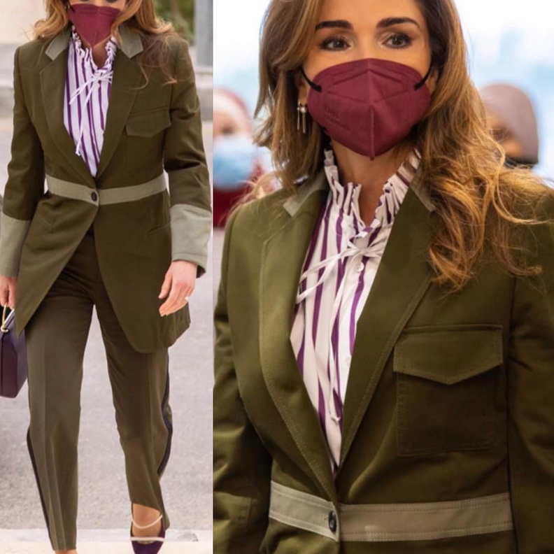 الملكة رانيا تزور أكاديمية الملكة رانيا لتدريب المعلمين في عمان