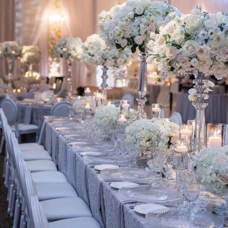 أبرز الديكورات باللون الفضي للأعراس في 2022 
