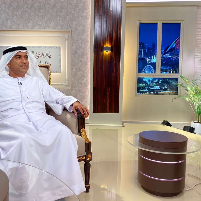 الإعلامي محمد غانم مصطفى مدير عام هيئة إذاعة رأس الخيمة