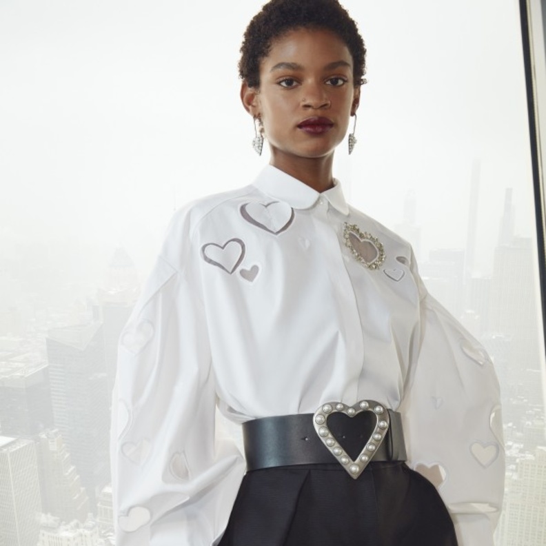 التنورة القصيرة من عرض Carolina Herrera