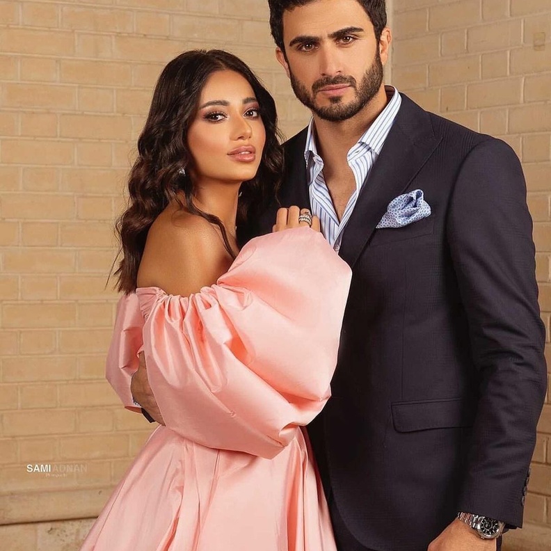 رحمة رياض وزوجها ألكسندر علوم