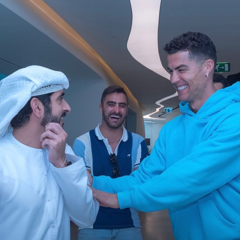 كريستيانو رونالدو يزور دبي