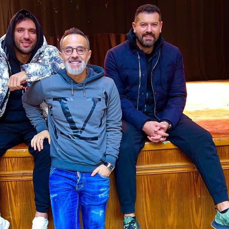 عمرو يوسف وحسن الرداد وحمدي بدر