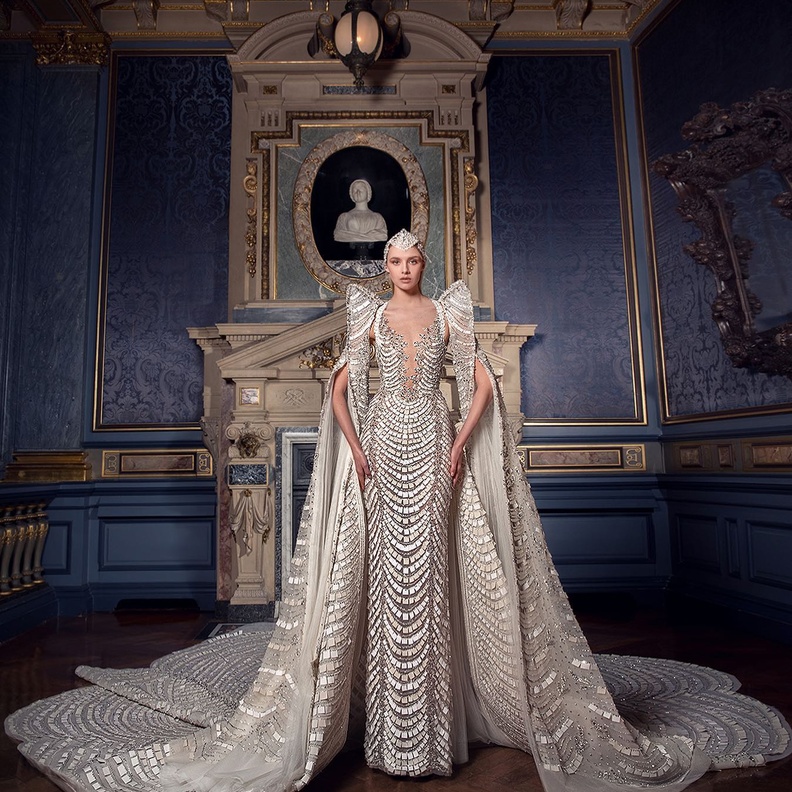 فساتين خطوبة من مجموعة زياد نكد انستقرام@ziadnakad