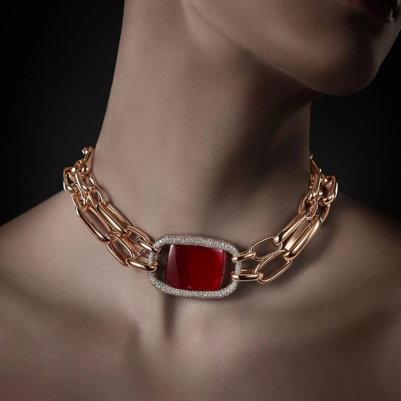 مجوهرات مرصعة بأحجار الروبليت والمقدمة من أحدث مجموعات المجوهرات (2)