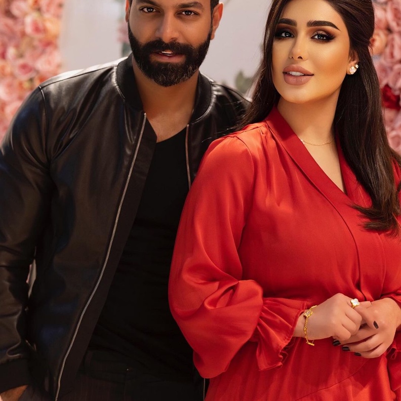 محمد الحداد وهنادي الكندري- انستغرام الفنانة