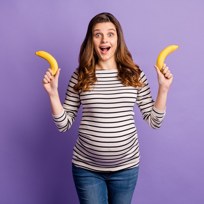 هل الموز يزيد من وزن الجنين