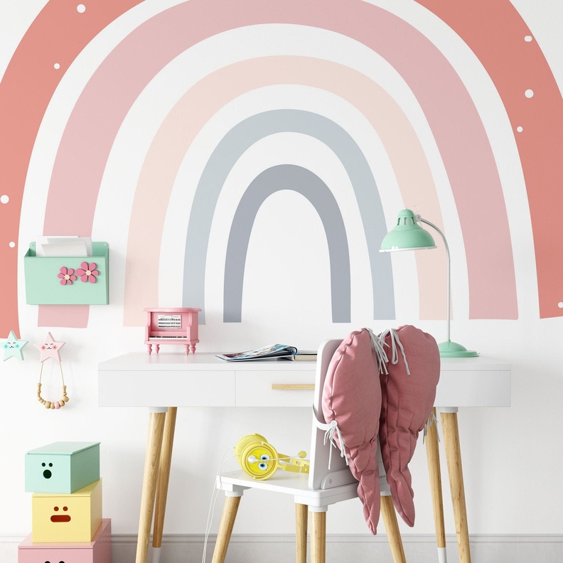 ورق جدران رائع خلفية لمكتب أطفالك