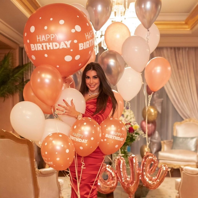 ياسمين صبري في عيد ميلادها علم 2021  