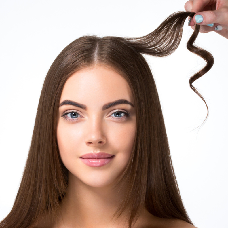 العناية بالشعر بعد ازالة الخصل المستعارة