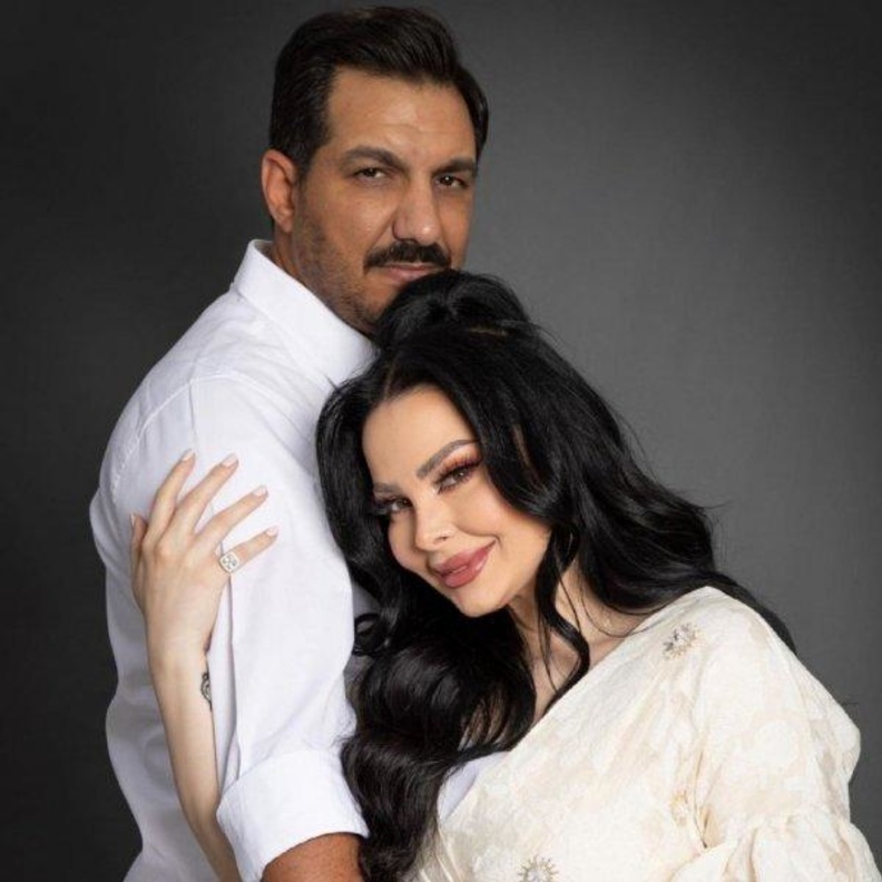 دينا كرزون وزوجها