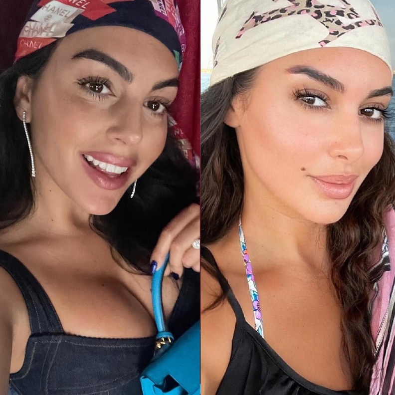 ياسمين صبري وجورجينا رودريغيز 