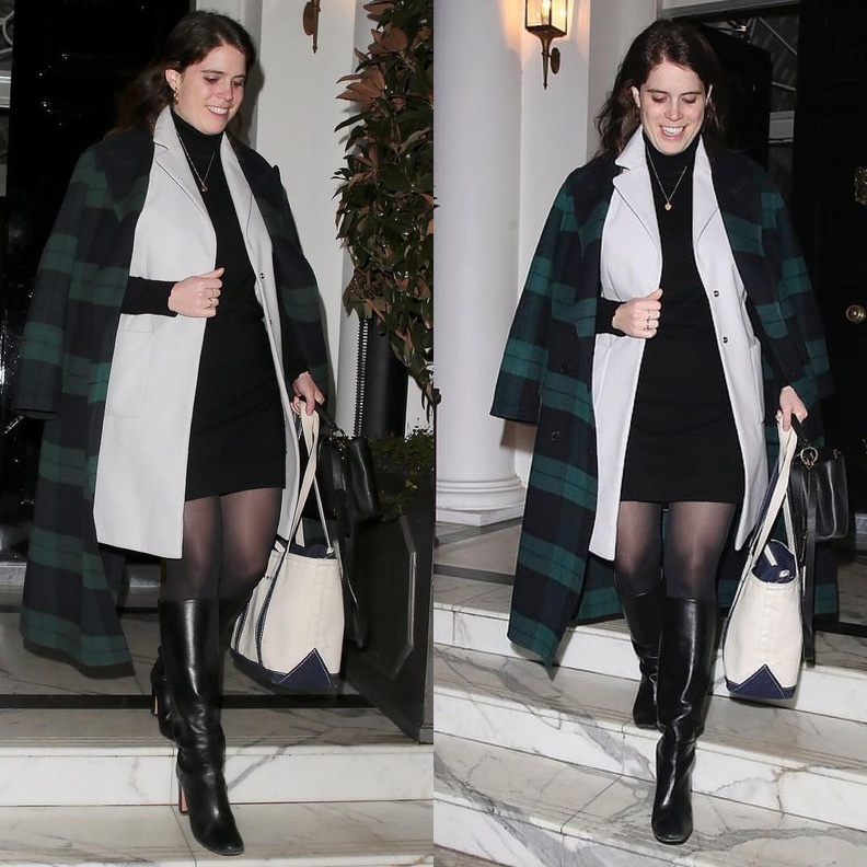 الأميرة يوجين بابتسامة عريضة في أحدث ظهور لها في لندن