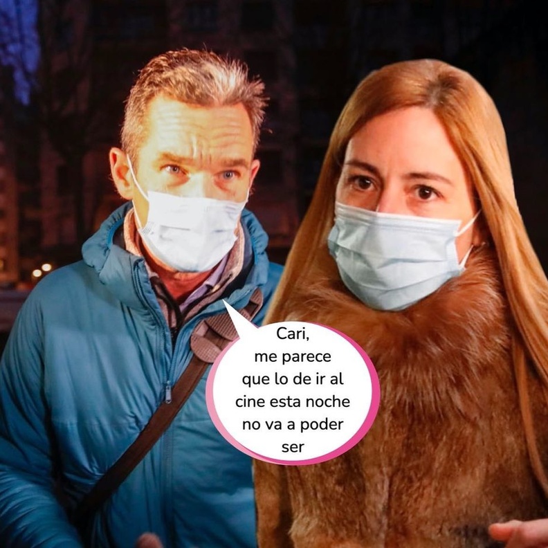 زوج انفانتا صوفيا يعلق على نشر صور له بصحبة امرأة أخرى