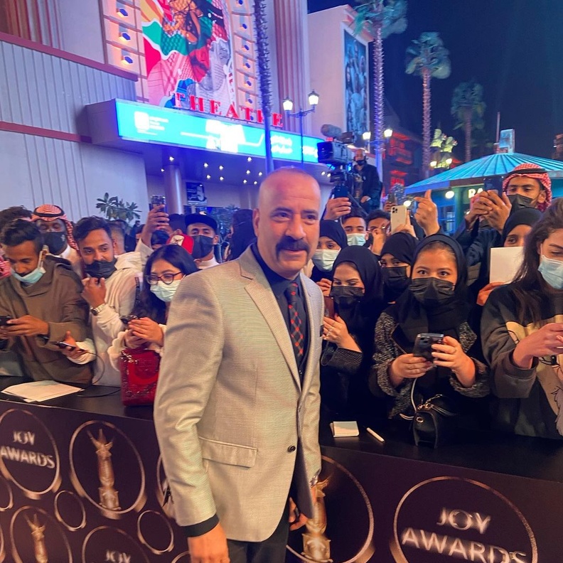 محمد سعد على السجادة الحمراء