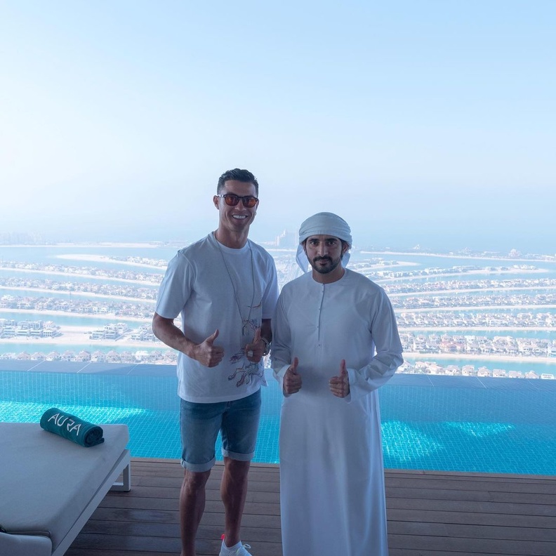 كريستيانو رونالدو  في دبي