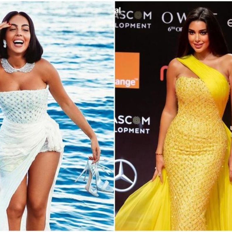 ياسمين صبري وجورجينا رودريغيز 