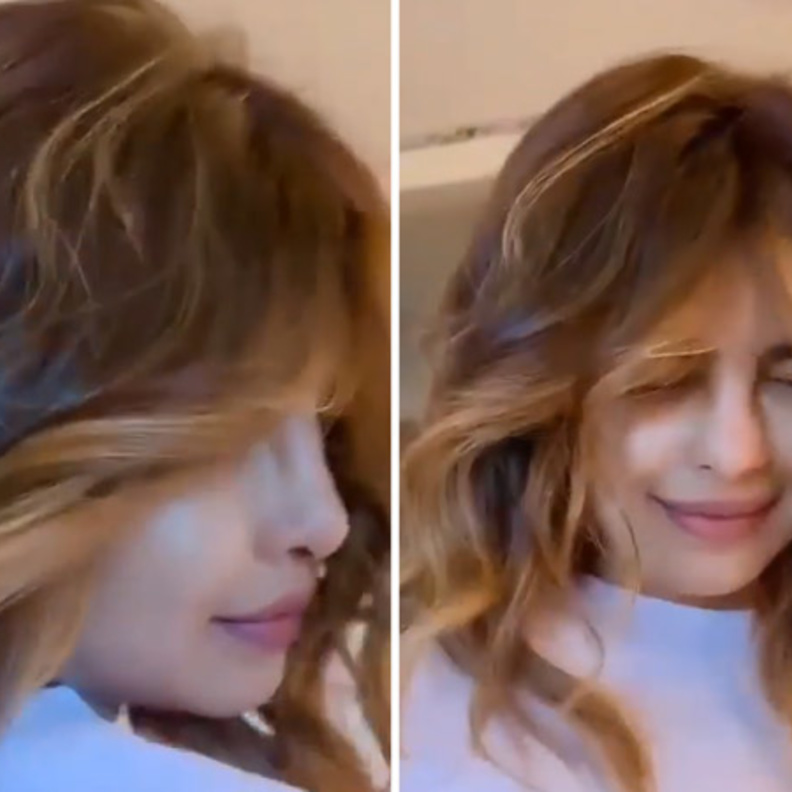 بريانكا تشوبرا تظهر بتصفيفة ولون شعر جديدين بمناسبة العام الجديد