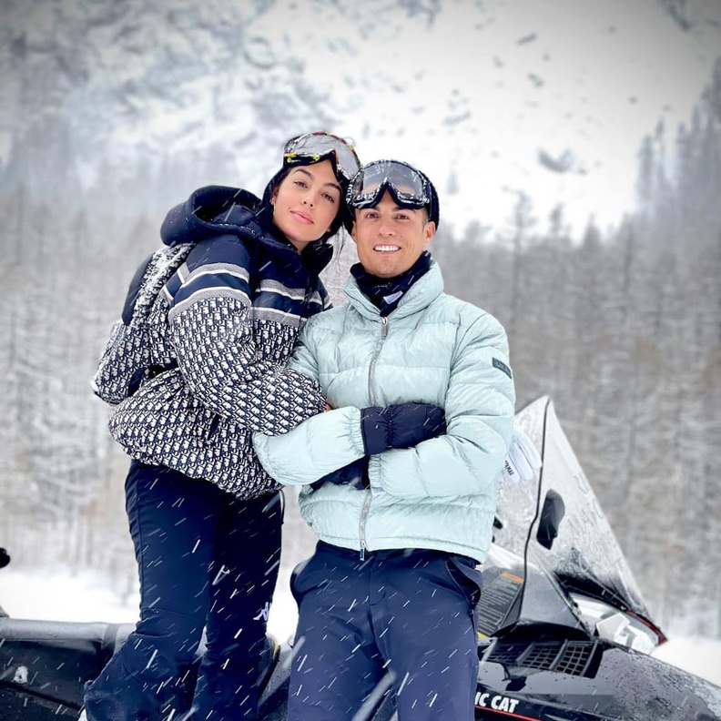 جورجينا رودريجيز وكريستيانو رونالدو 