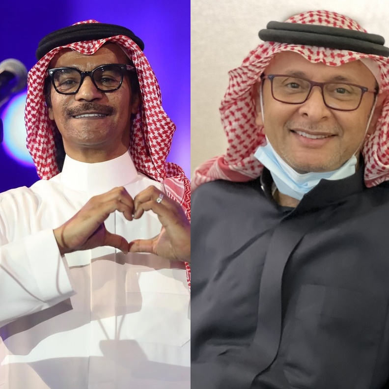 رابح صقر وعبد المجيد عبد الله..الصورة من حساباتهم بانستجرام 