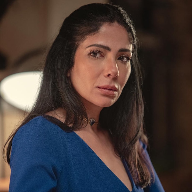 منى زكي - الصورة من حساب جورج خباز بانستجرام 