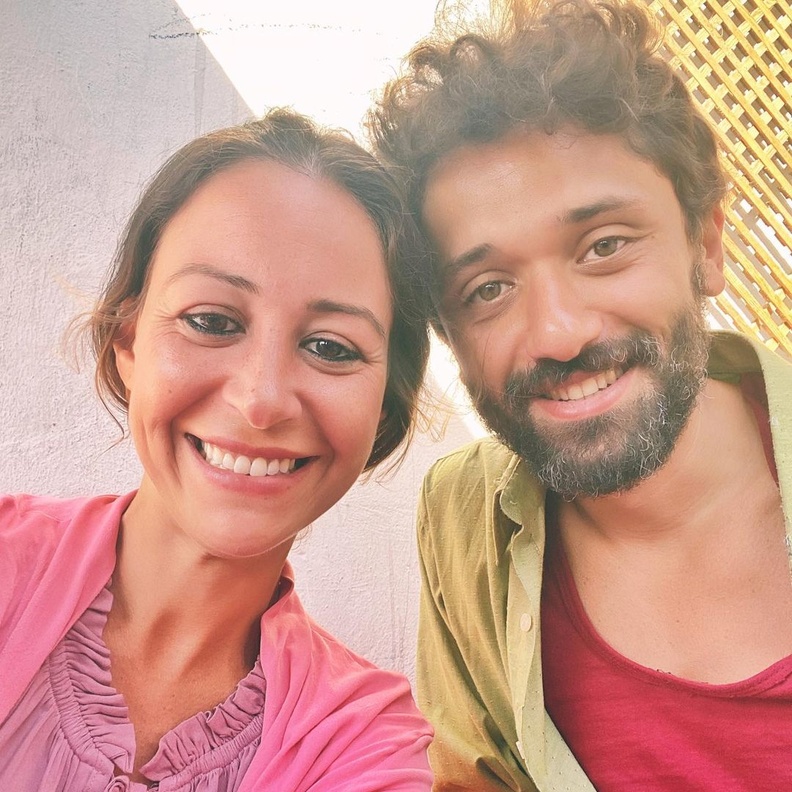 منة شلبي وكريم محمود عبد العزيز 