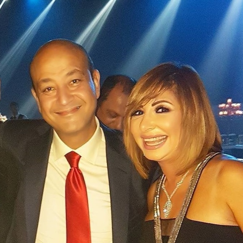 لميس الحديدي وعمرو اديب