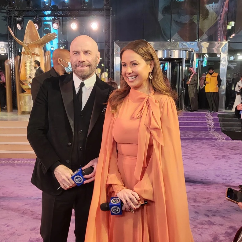 ريا ابي راشد وجون ترافولتا 