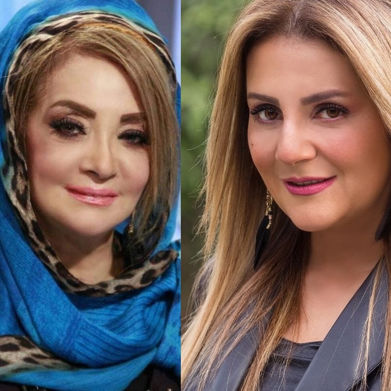 رانيا محمود ياسين ووالدتها شهيرة