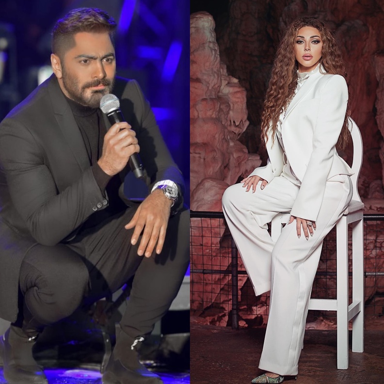 تامر حسني وميريام فارس 