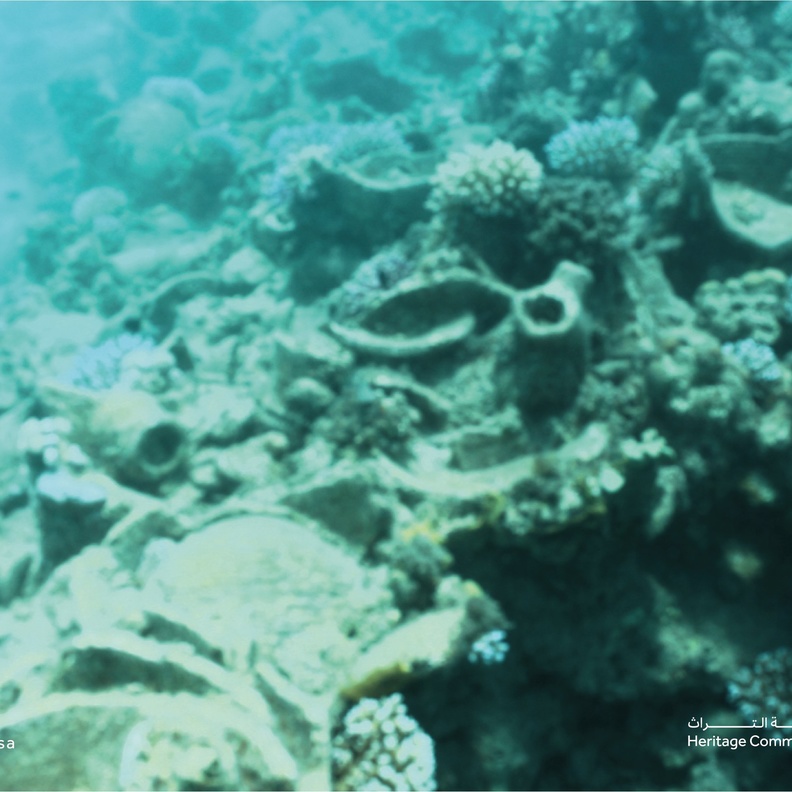 هيئة التراث تكتشف حطام سفينة غارقة في سواحل محافظة حقل