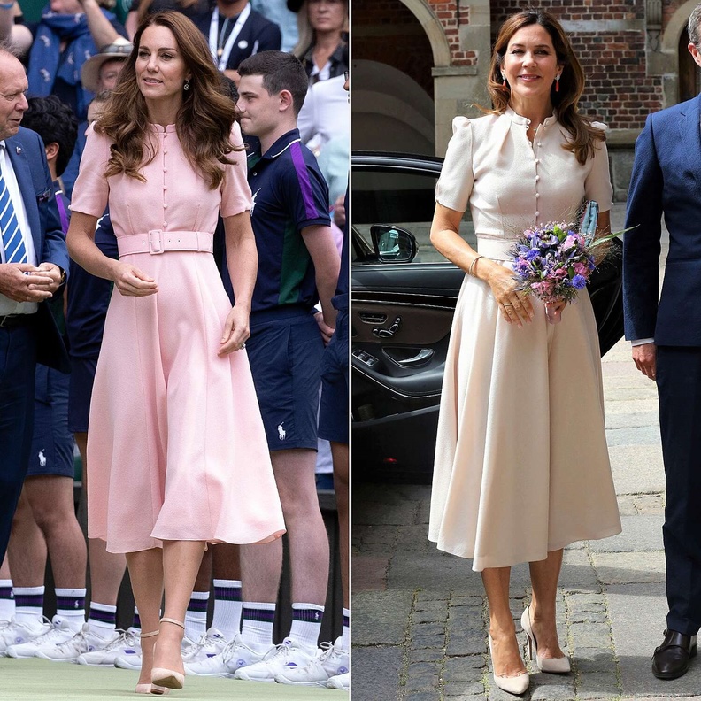 تألقت كل من كيت وماري بفستان Beulah London