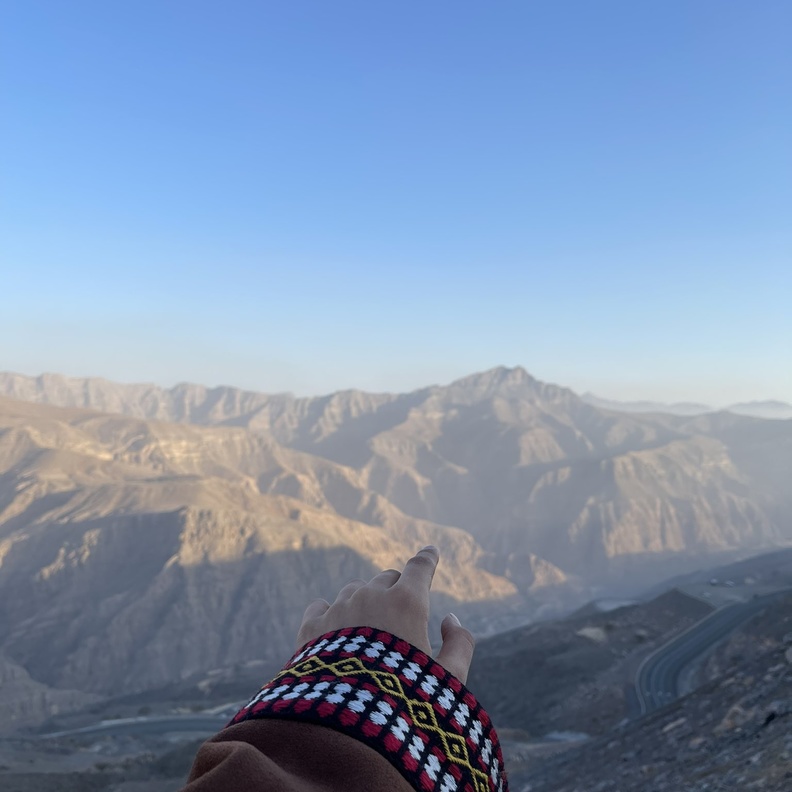 جبل جيس الساحر - المصدر @MaithaTweets.