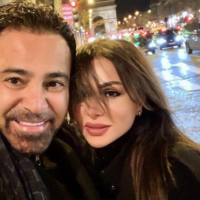 عاصي الحلاني وكوليت علاقة رومانسية مستمرة منذ أكثر من ربع قرن