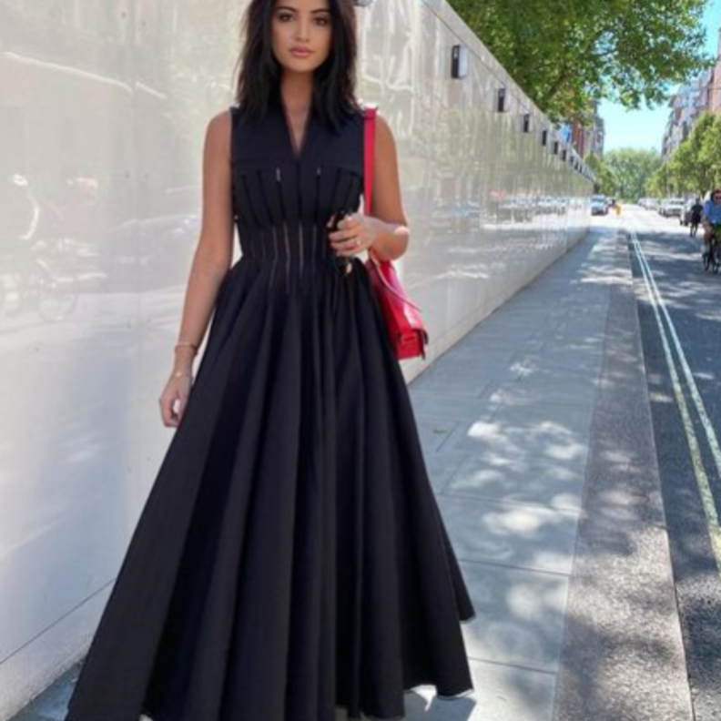 فساتين كاجوال طويلة للاطلالات العملية من وحي الفاشينيستا