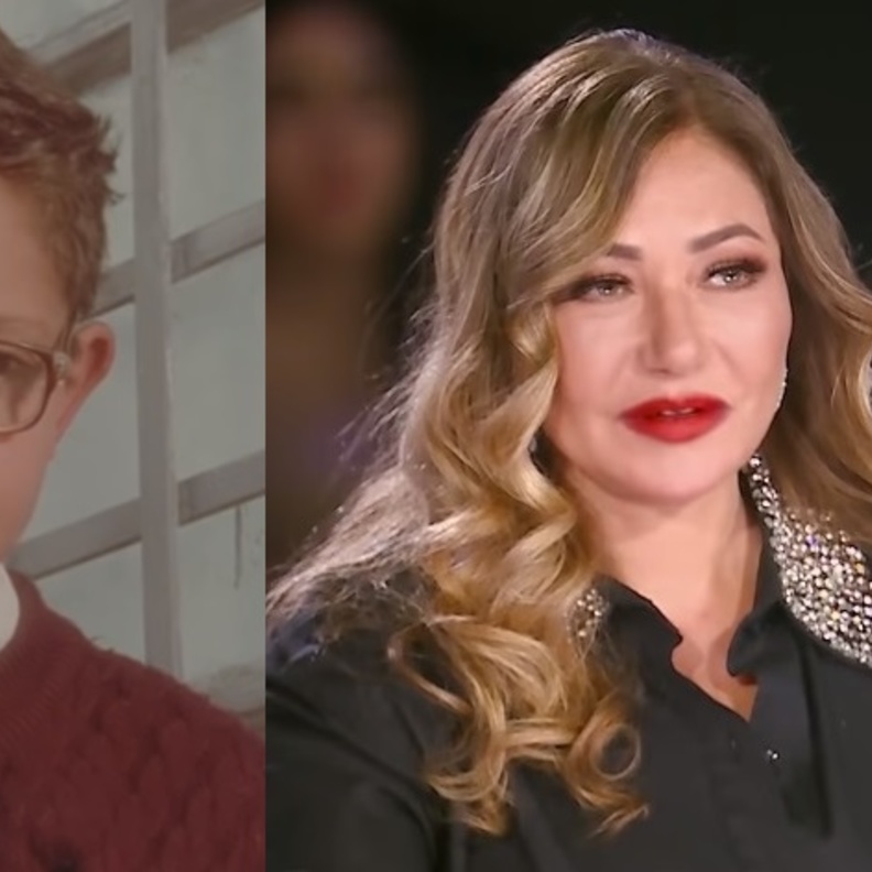 ليلى علوي تلتقي بمقدم البرامج يوسف عثمان