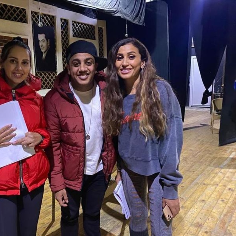 دينا الشربيني وأوس أوس وياسمين رئيس