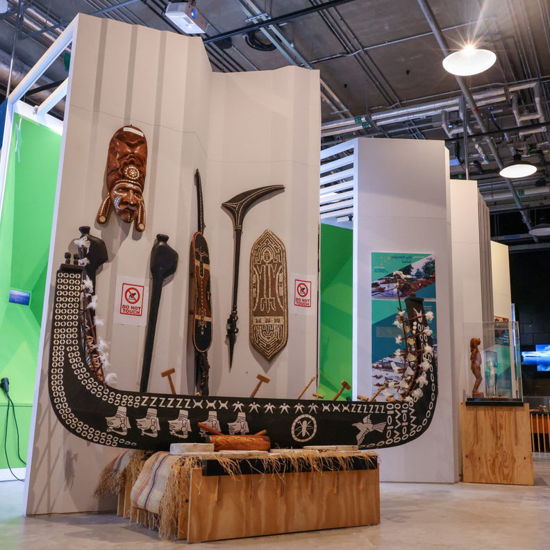 جناح جزر سليمان في إكسبو 2020 دبي.. كنوز من العملات الصدفية والمقتنيات النادرة