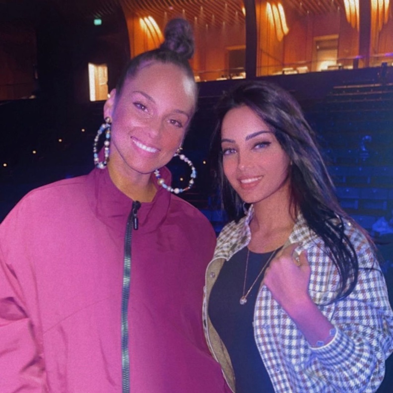 أليشيا كيز ورويدا رفه