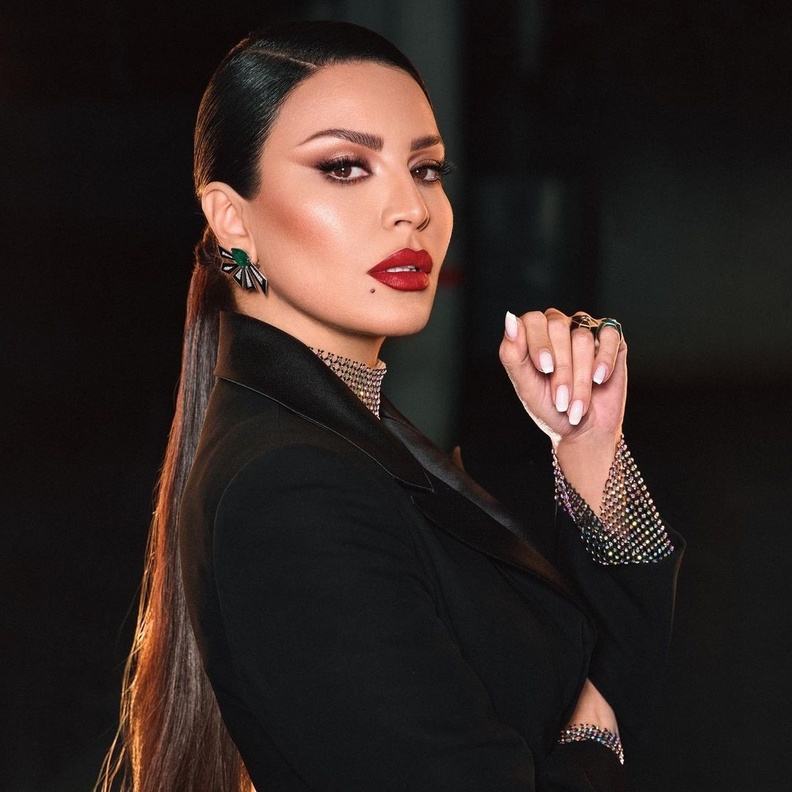 أمل بوشوشة في أحدث ظهور لها 