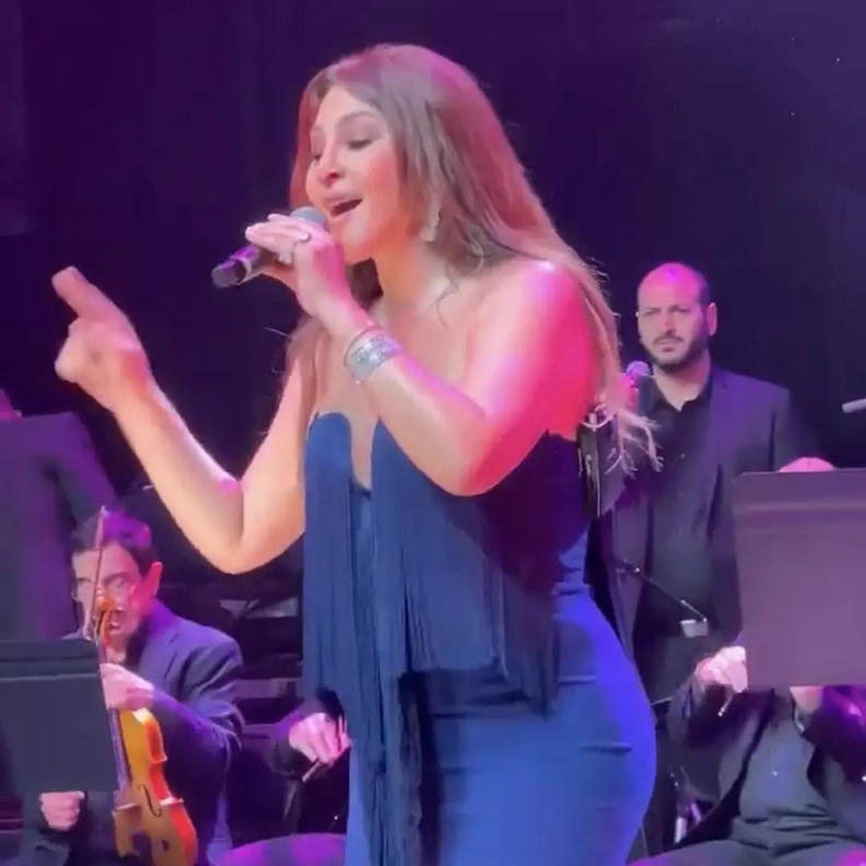 إليسا تتألق بفستان قصير كحلي لافت بأحدث حفلاتها في ستارز أون بورد