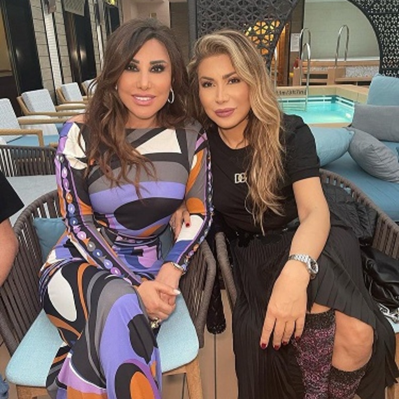 إطلالة نجوى كرم ونوال الزغبي بجلسة عفوية في Stars on board