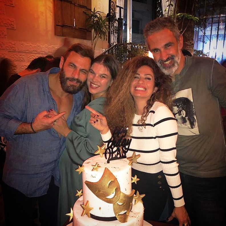 نيقولا معوض وزوجته