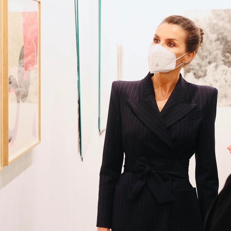 الملكة ليتيزيا في افتتاح معرض الفن المعاصر الدولي ARCOmadrid 2022
