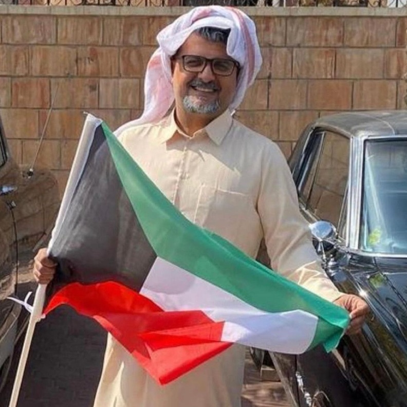 مشاري البلام الغائب الحاضر في احتفالات اليوم الوطني الكويتي